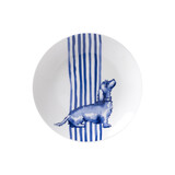 Heinen Delfts Blauw Petit four assiette Teckel Nhaan