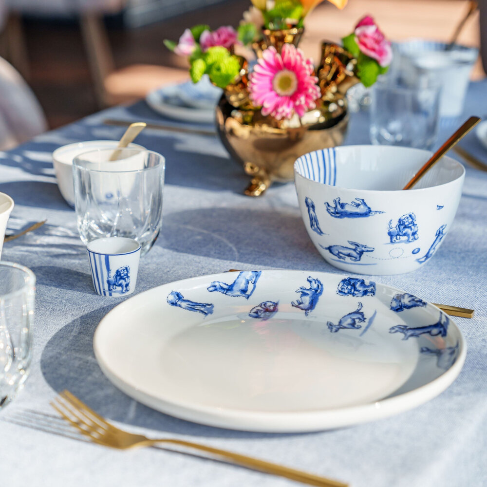 Heinen Delfts Blauw Eierbecher Dackel Nhaan 2 Stk. Heinen Delfts Blauw Eierbecher Dackel Nhaan 2 Stk.