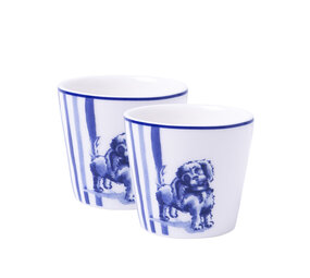 Heinen Delfts Blauw Æggebæger Gravhund Nhaan 2 stk.