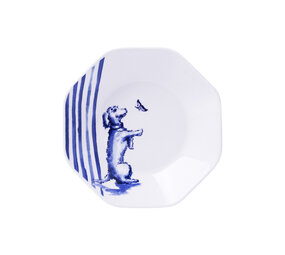 Heinen Delfts Blauw Teposeholder Gravhund Nhaan