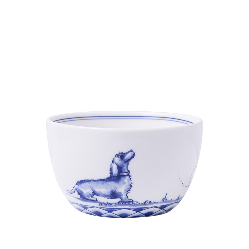 Heinen Delfts Blauw Dipping dish Dachshund Nhaan Heinen Delfts Blauw Dipping dish Dachshund Nhaan