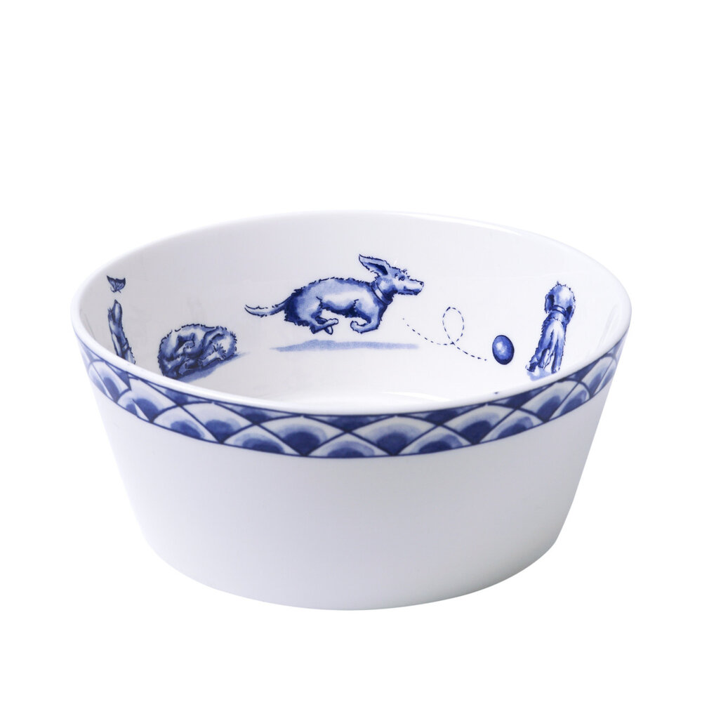 Heinen Delfts Blauw Voerbak Teckel Nhaan Heinen Delfts Blauw Voerbak Teckel Nhaan
