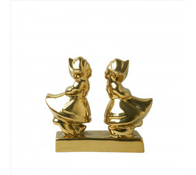 Heinen Delfts Blauw Embrasser couple femme-femme Or (8 cm) Heinen Delfts Blauw Embrasser couple femme-femme Or (8 cm)