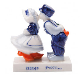 Heinen Delfts Blauw Kussend paar (18 cm) Heinen Delfts Blauw Kussend paar (18 cm)