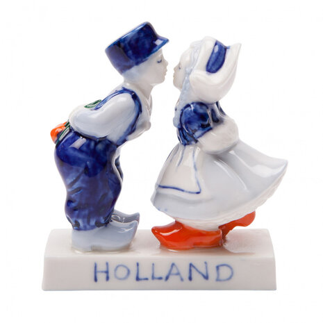 Heinen Delfts Blauw Kussend paar (18 cm) Heinen Delfts Blauw Kussend paar (18 cm)