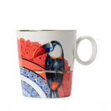 Heinen Delfts Blauw Mug Mandala toucan