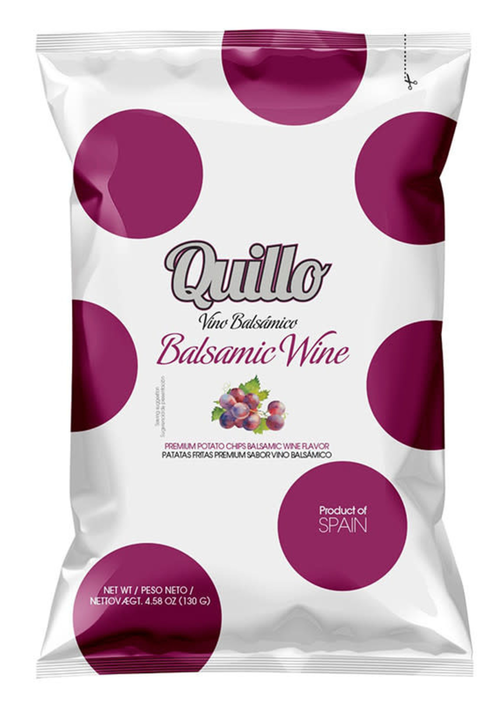 Quillo Quillo Chips Balsamic wine  130 gr