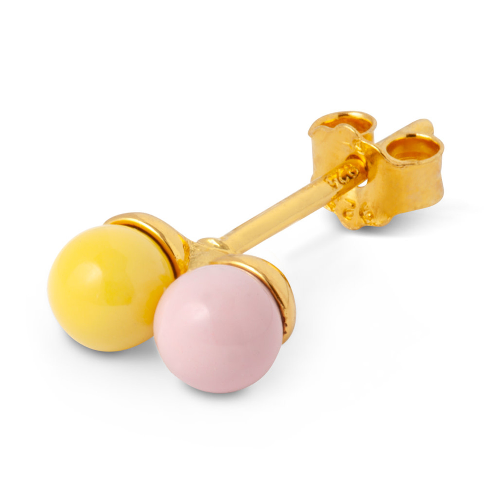 Lulu Double Color Ball - Yellow Pink 1 Pcs