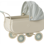 Maileg Kinderwagen Micro-Blauw