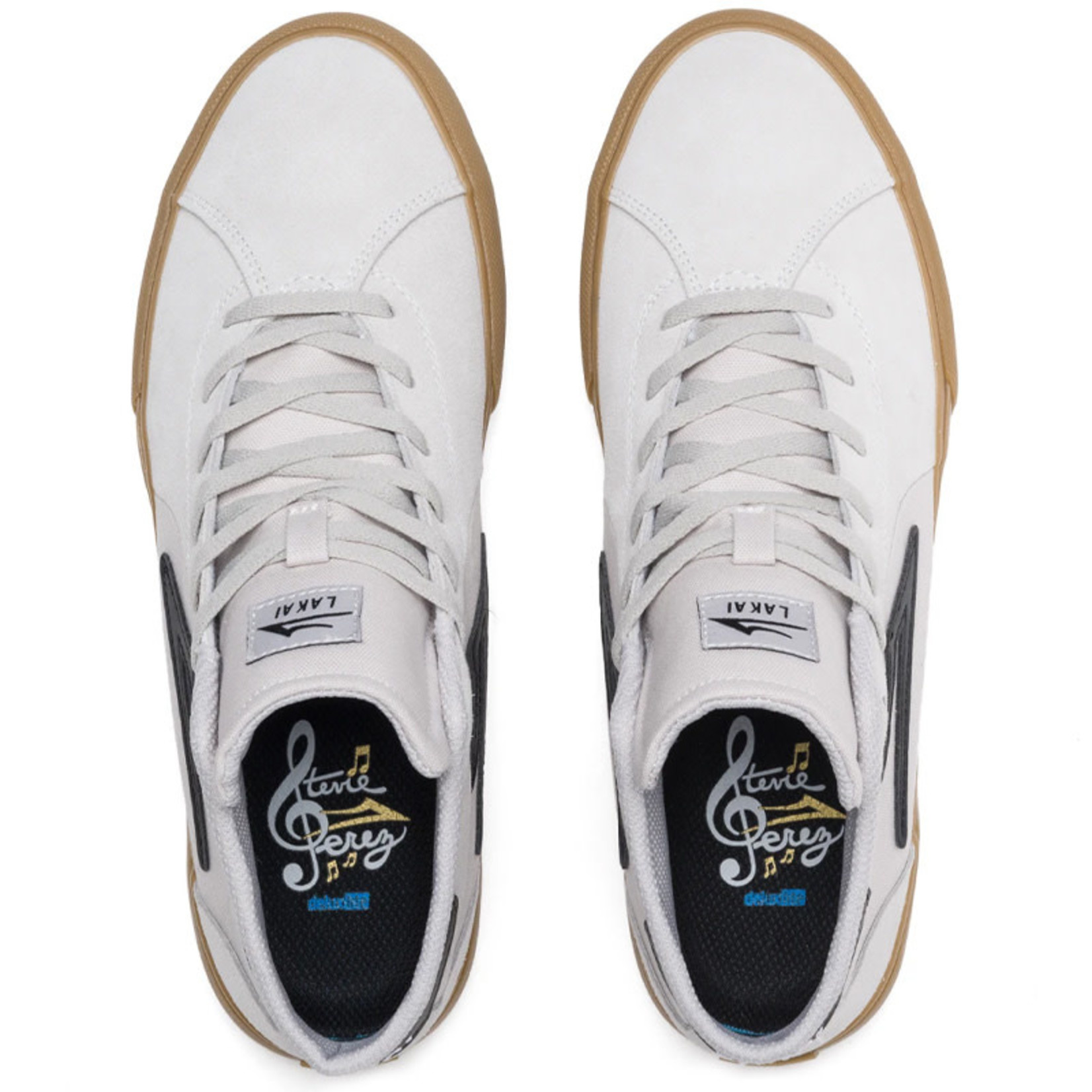 LAKAI Flaco 2 Mid White/Gum Suede