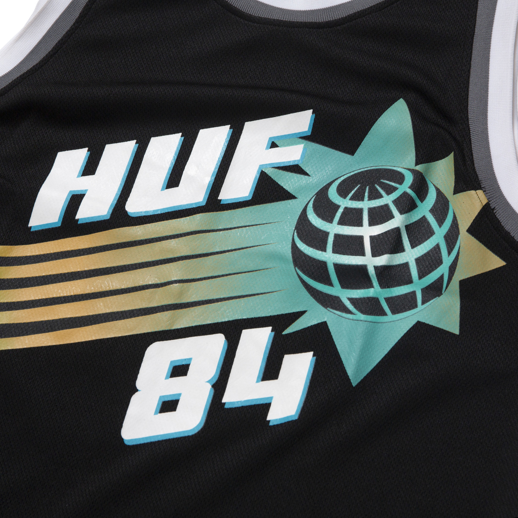 HUF Rebound Basketball Jersey - Black