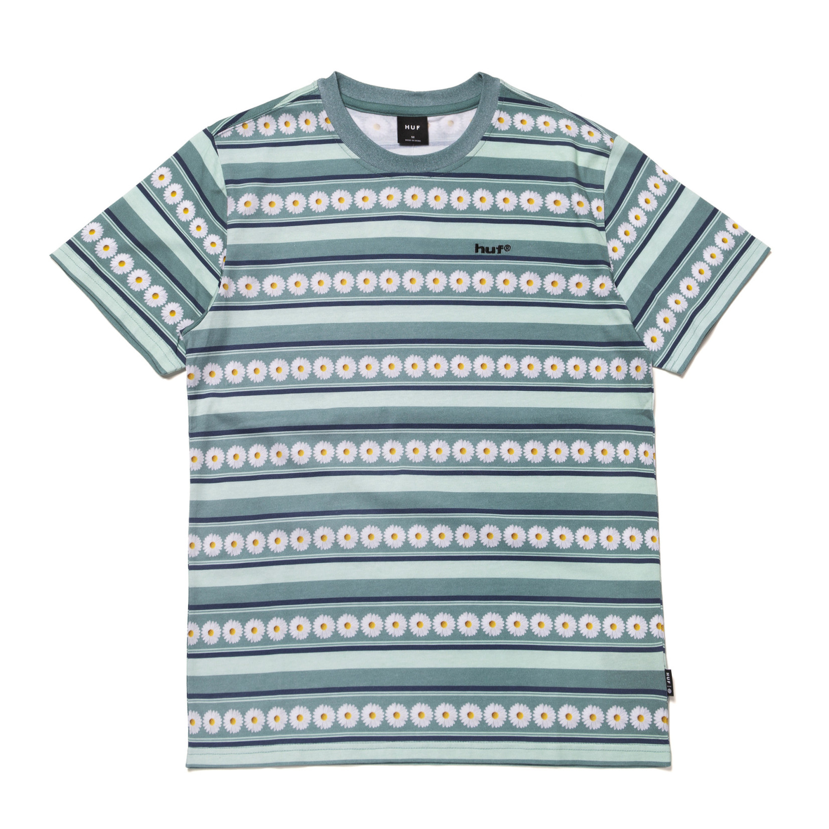 HUF Daisy Stripe S/S Knit Top - Sage