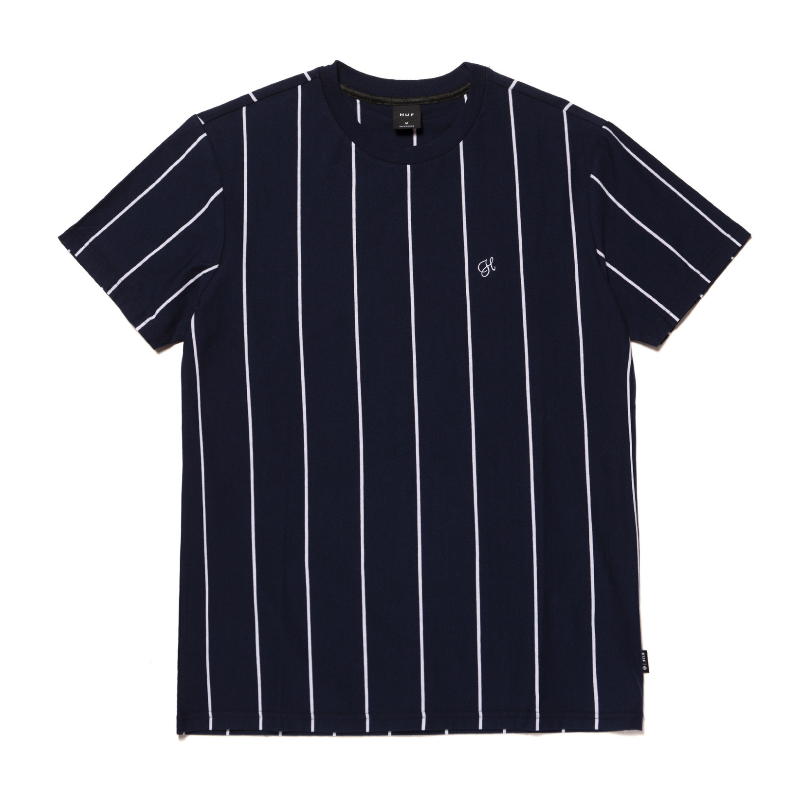 HUF Wesley Stripe S/S Knit Top -Navy