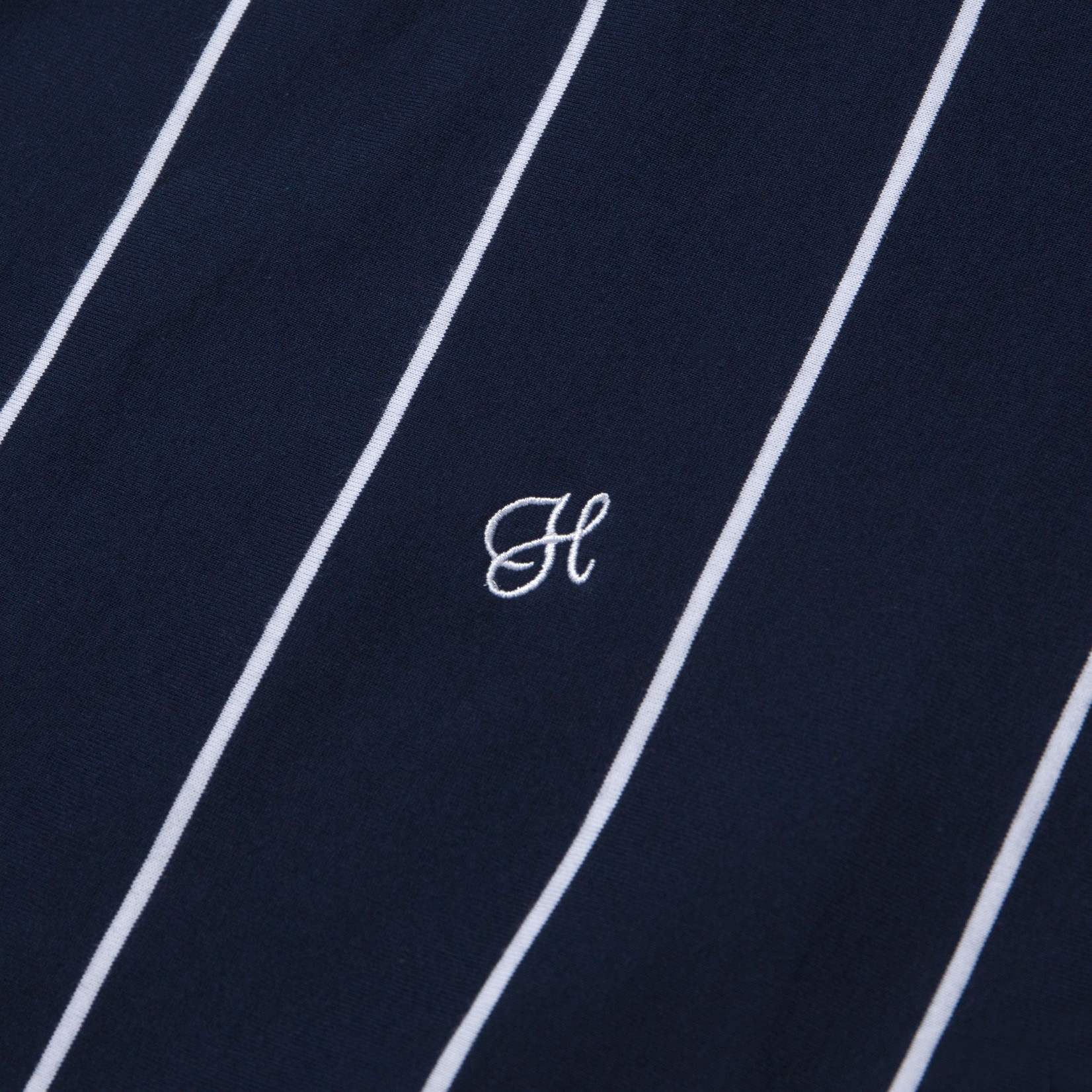 HUF Wesley Stripe S/S Knit Top -Navy