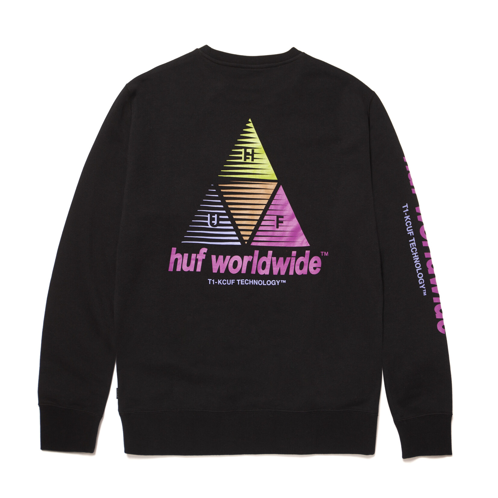 HUF Prism Crewneck -Black