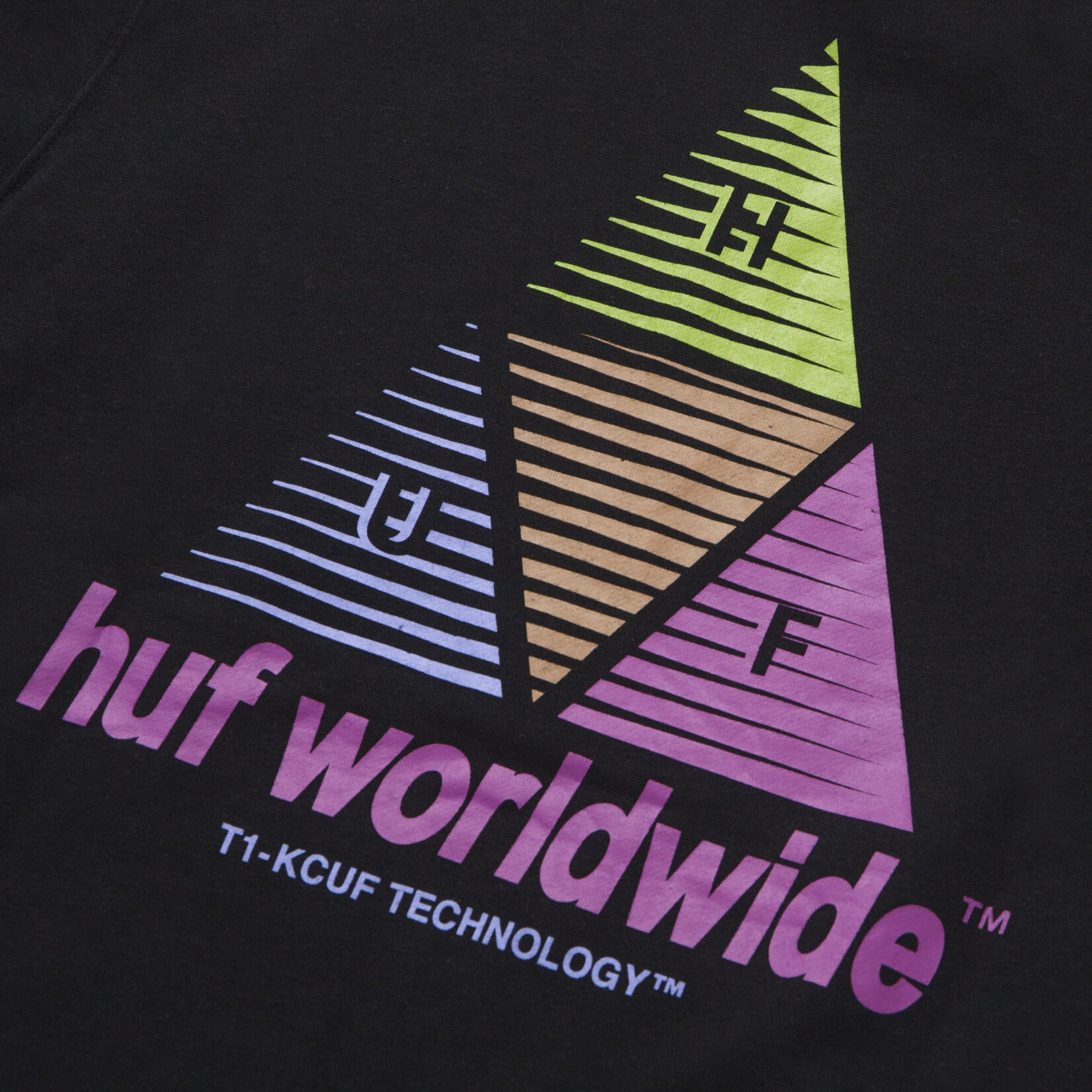 HUF Prism Crewneck -Black