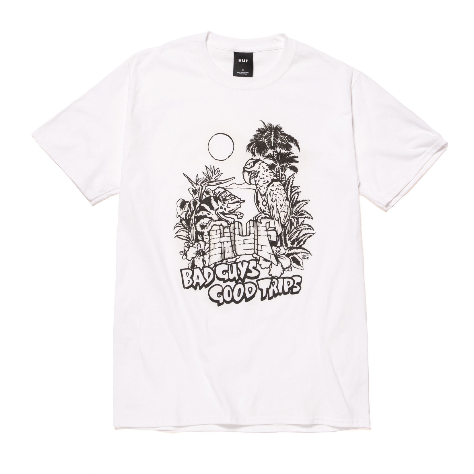 HUF Vacation UV Color s/S Tee -White