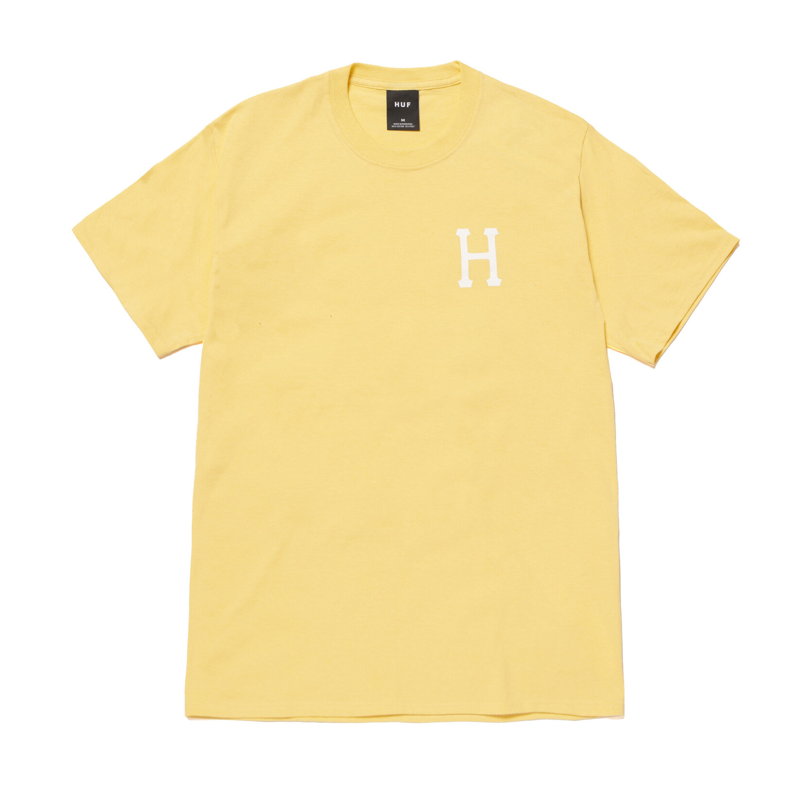HUF Essentials Classic H S/S Tee -Washed Yellow