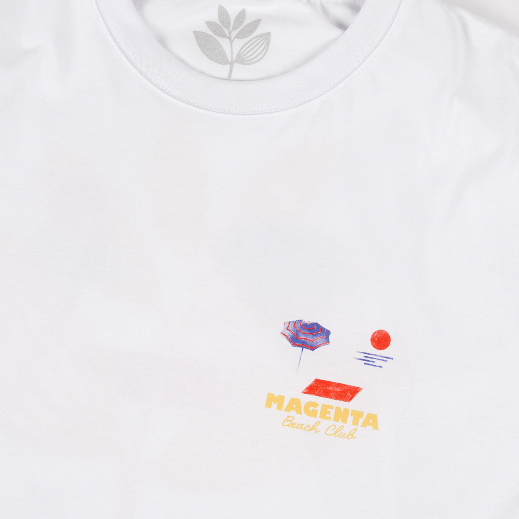 MAGENTA Beach Tee -White