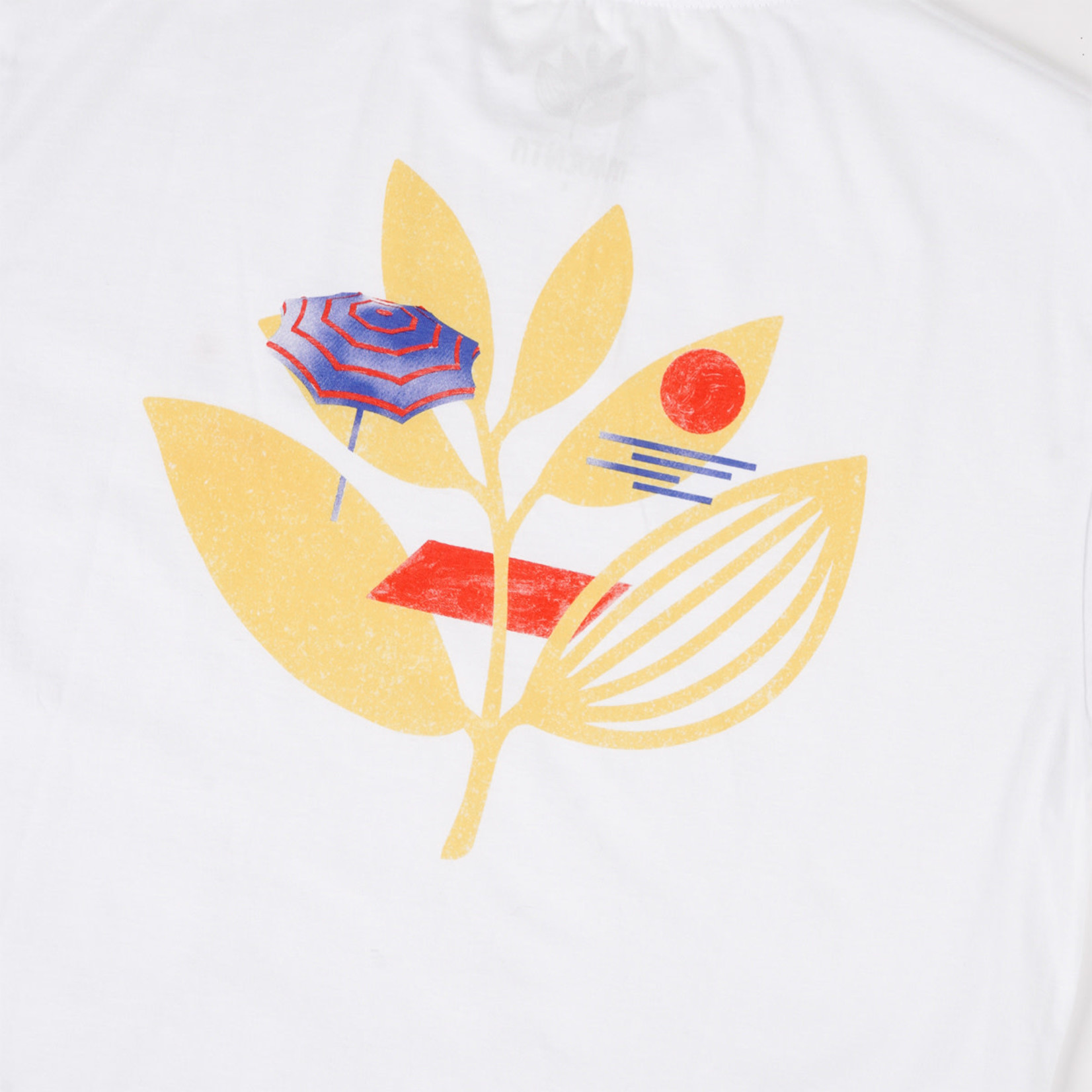 MAGENTA Beach Tee -White