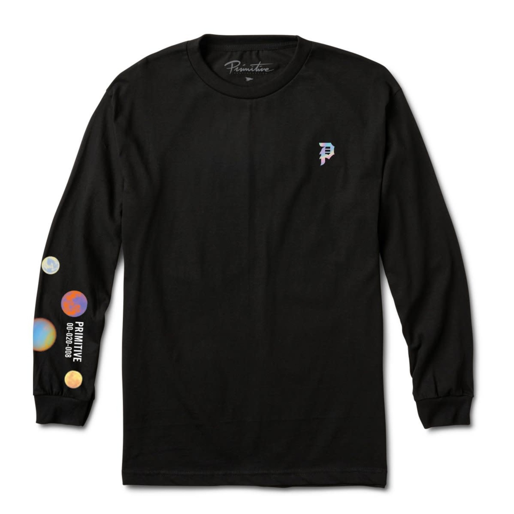 PRIMITIVE CONTACT L/S TEE - BLACK