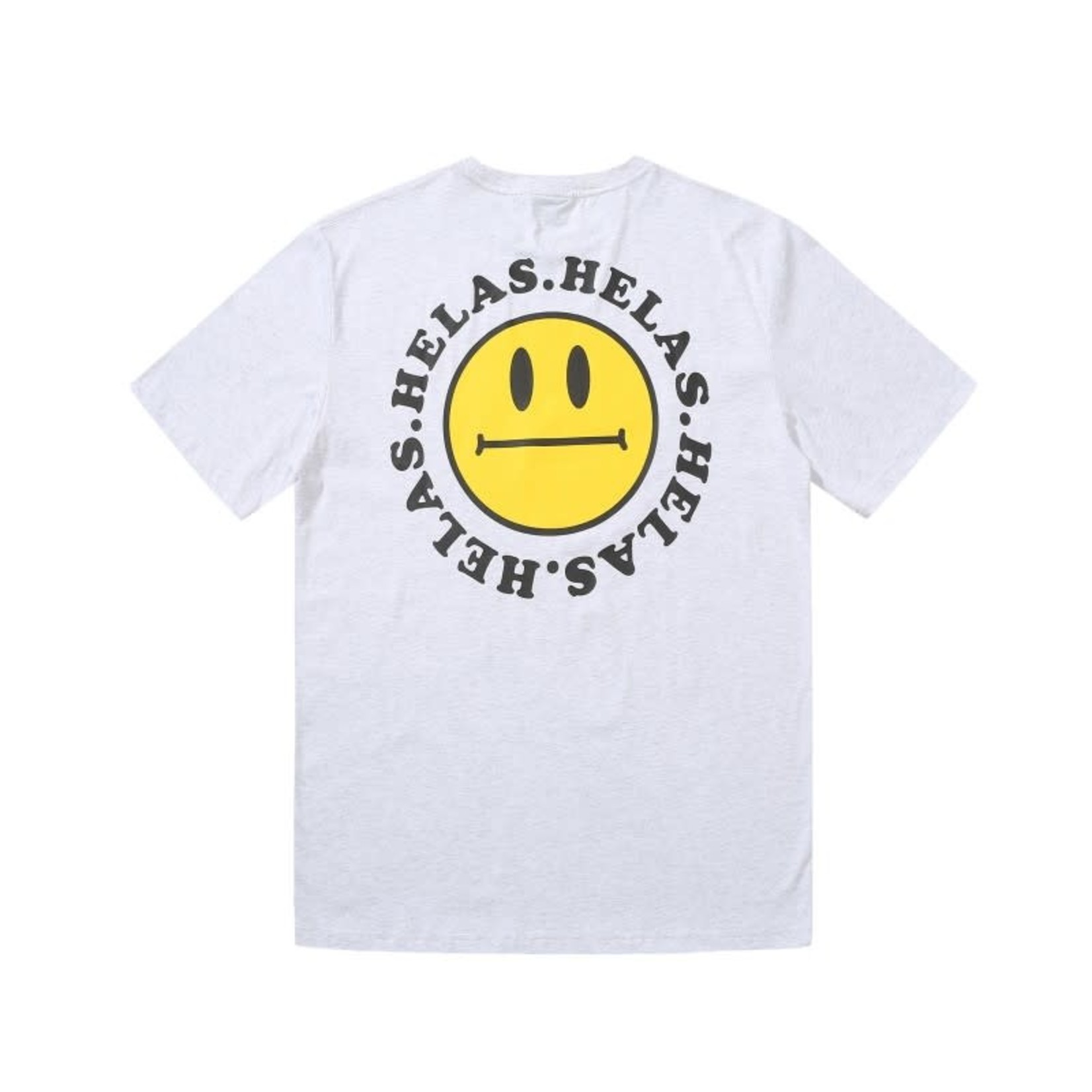 HELAS SMILEY TEE HEATHER GREY