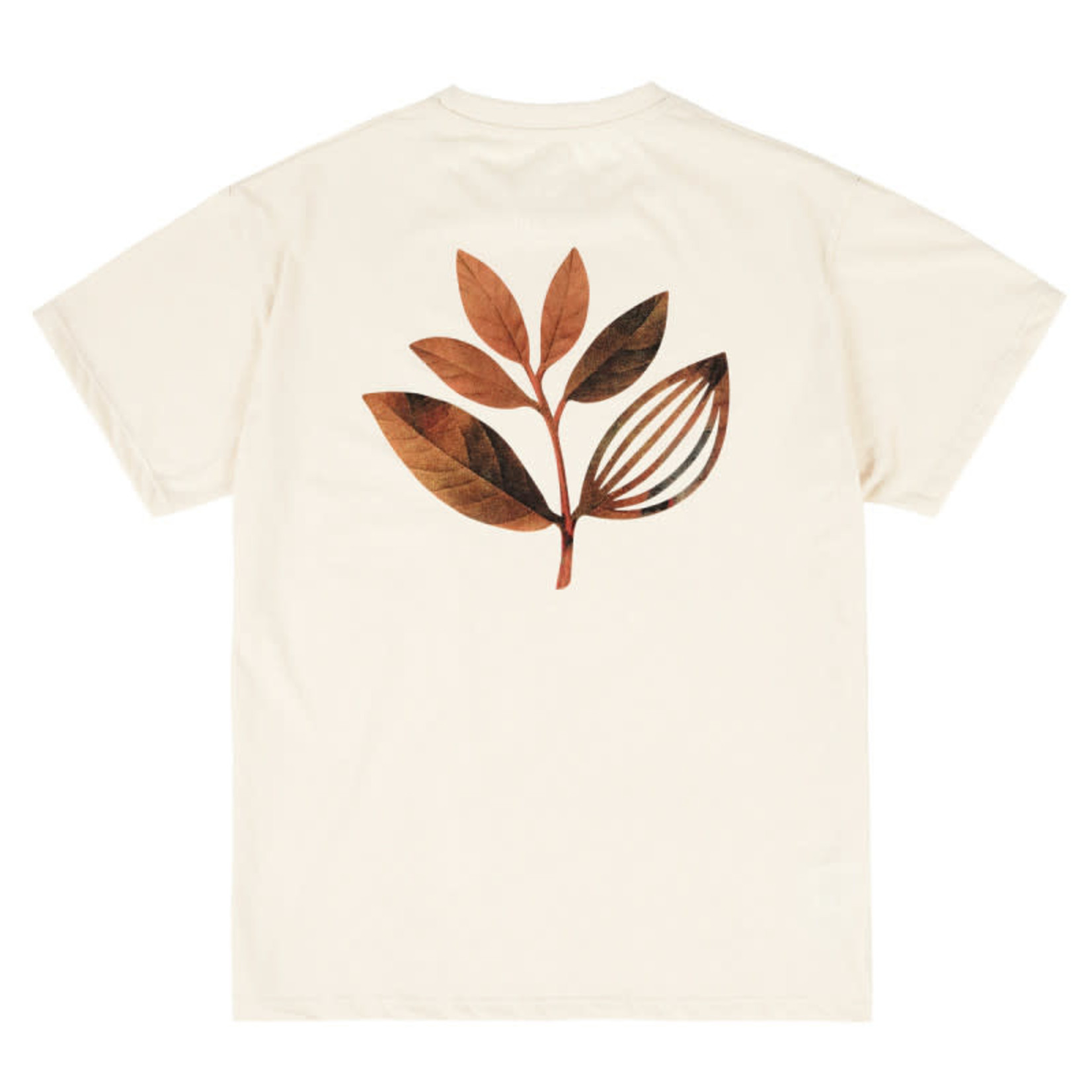 MAGENTA FALL LEAF TEE - NATURAL