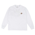 MAGENTA FALL LEAF LS TEE - WHITE