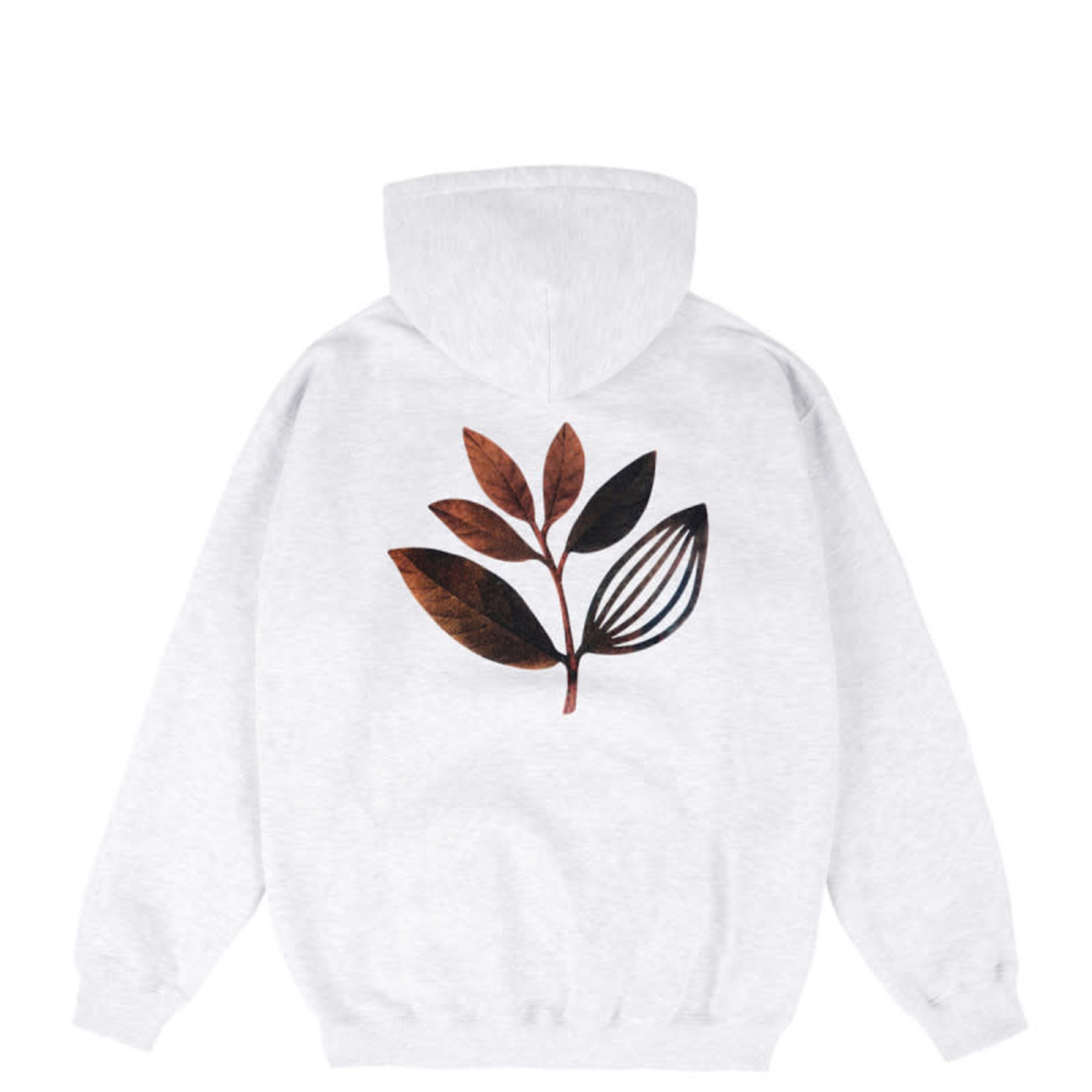 MAGENTA FALL LEAF HOODIE - ASH
