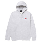 HUF MILTON ZIP-UP HOODIE - ATHLETIC HEATHER
