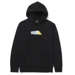 HUF SPECTRUM P/O HOODIE - BLACK