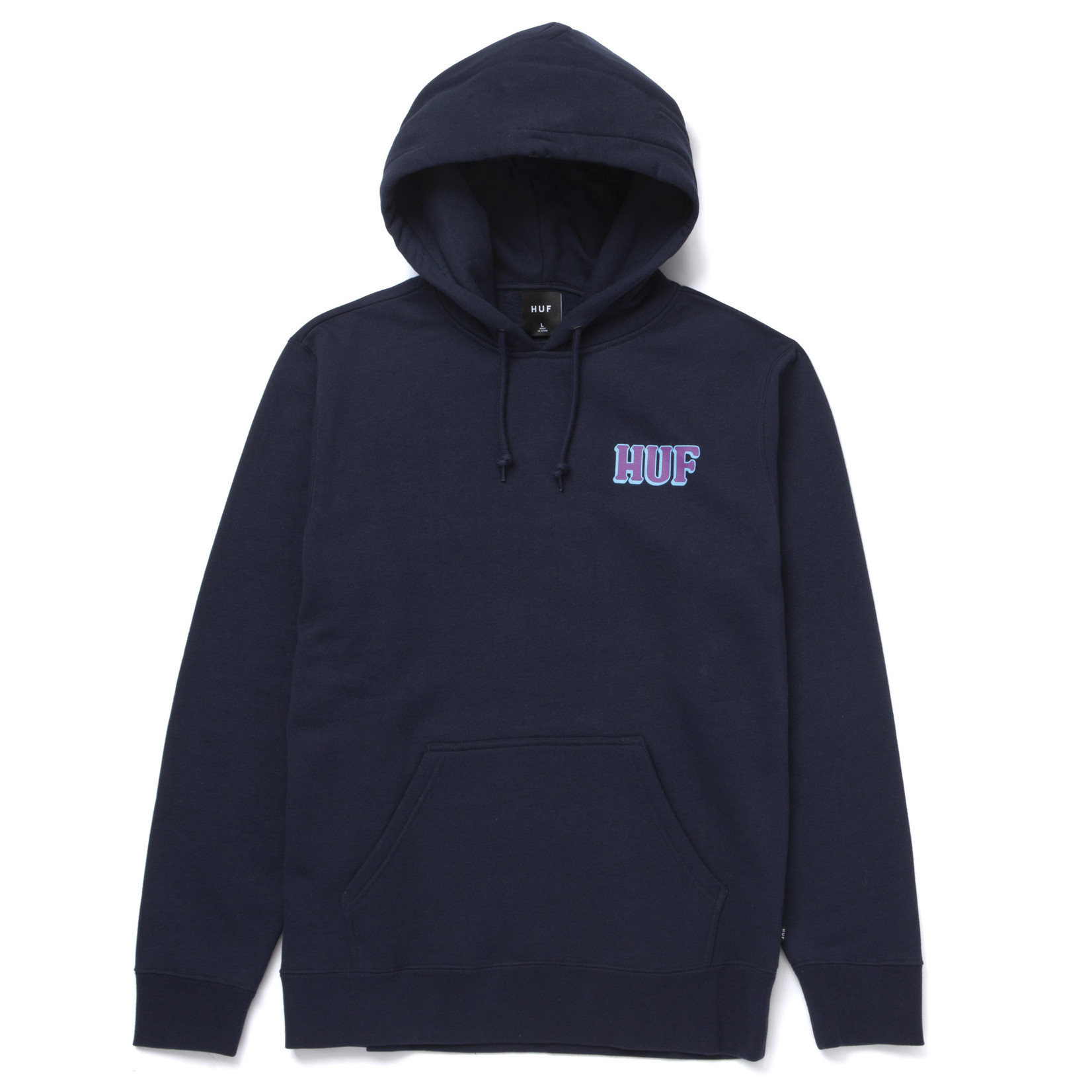 HUF COLLISION P/O HOODIE - NAVY BLAZER