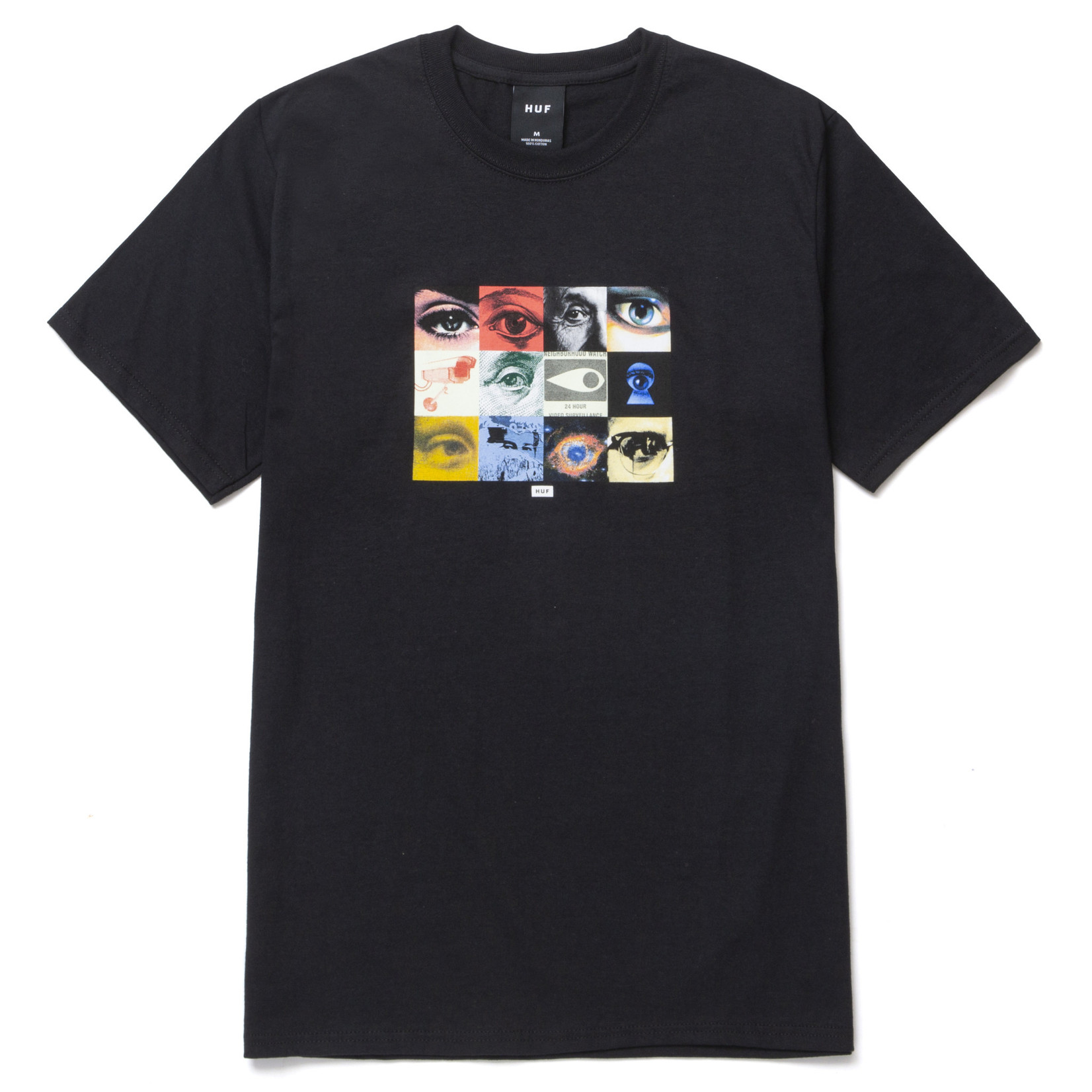 HUF REALIZE S/S TEE - BLACK