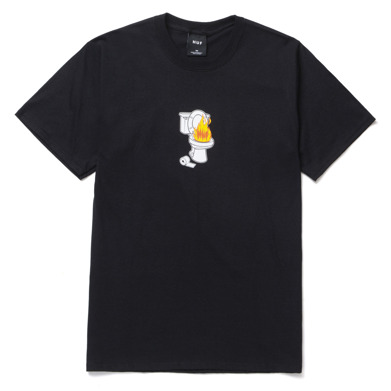 HUF HOT SHIT S/S TEE - BLACK