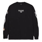 HUF HUF X PLEASURES - SPORE L/S TEE - BLACK