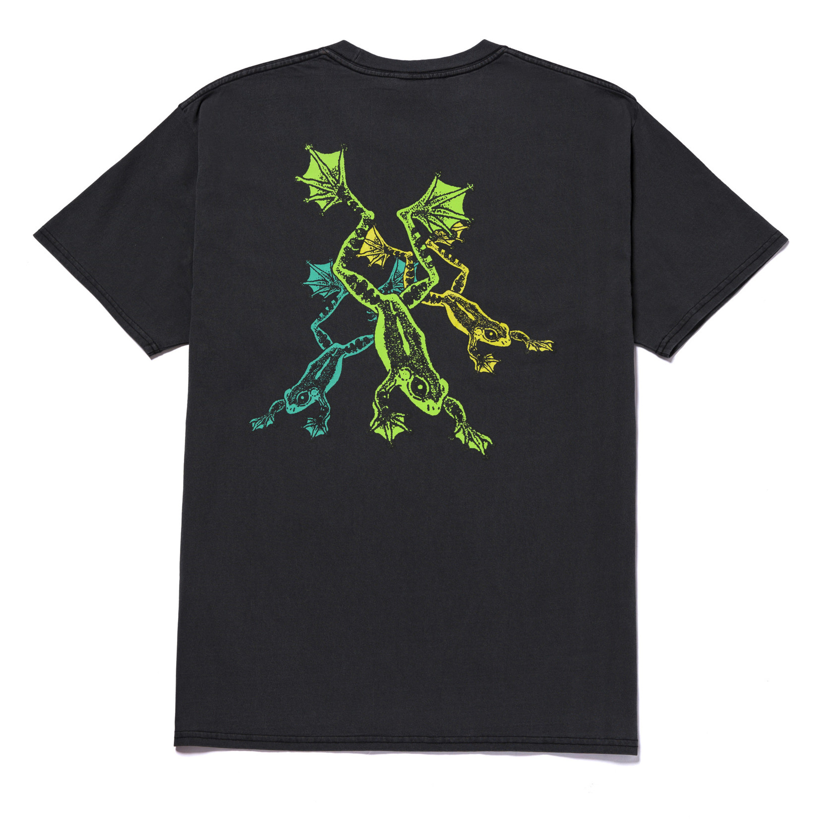HUF HUF X PLEASURES - CANE WASHED S/S TEE - WASHED BLACK
