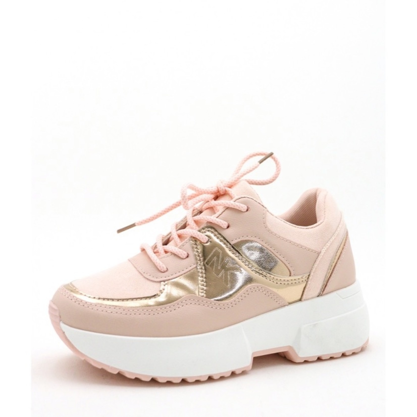 Roze trendy dames sneakers | Wedge schoenen | - Home| Starlightsfashionbabe