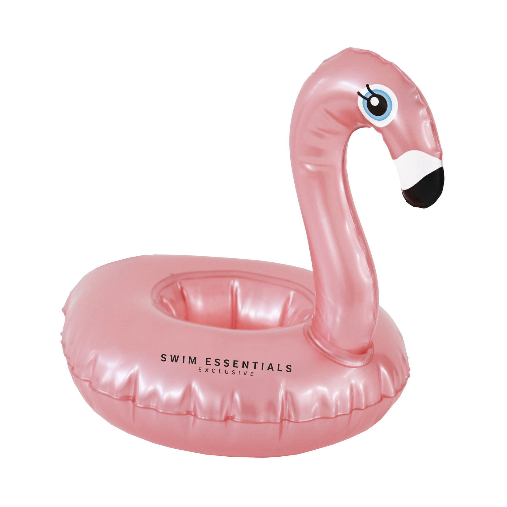 StarlightsFashionBabe Swim Essentials Opblaas bekerhouder Rosé gouden Flamingo