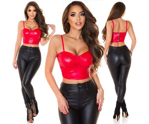 Zwarte bustier crop top online kopen starlightsfashionbabe NL