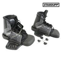 Stardupp Pitt wakeboard binding jeugd zwart