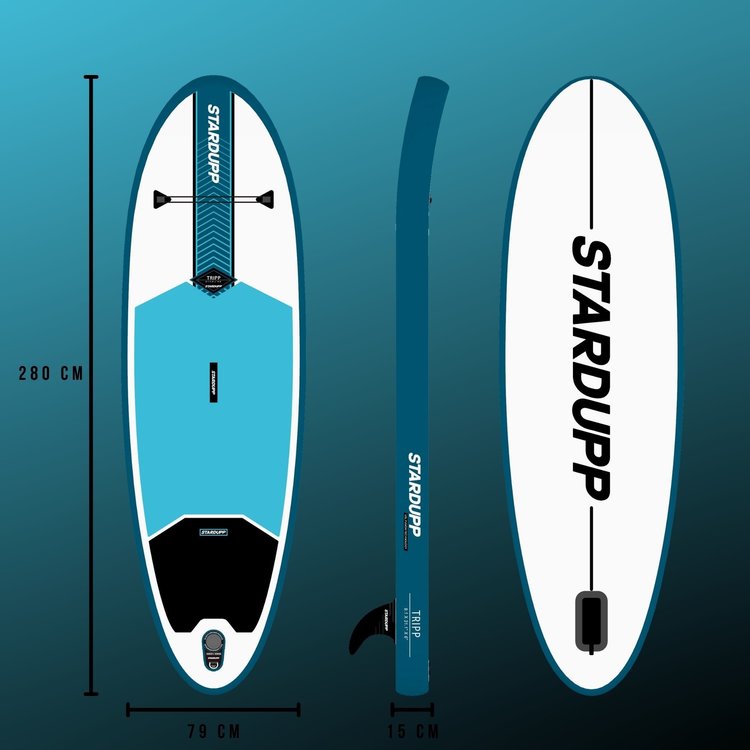 Stardupp Stardupp Tripp SUP Aqua 9'1 Set - Allround SUP Board