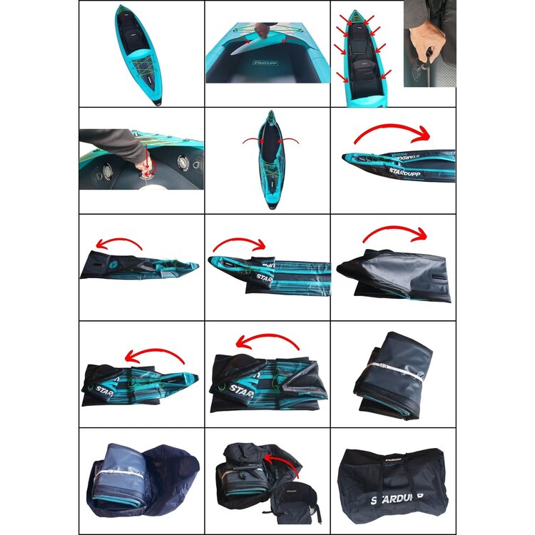 Stardupp Stardupp Discovery Kayak 425 1-2 Person