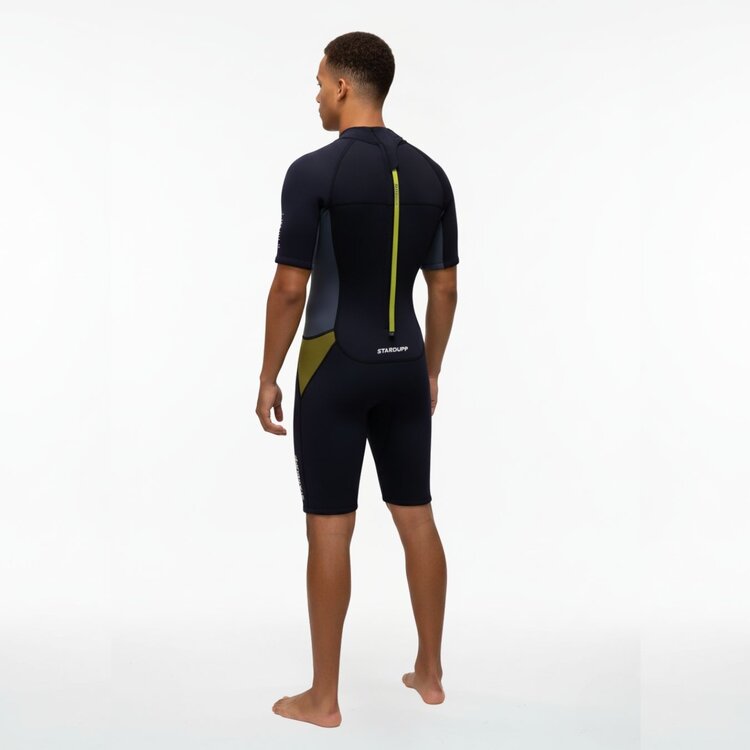 Stardupp Stardupp B-Zip Flex Shorty 3/2mm Combinaison-Néoprène-Hommes