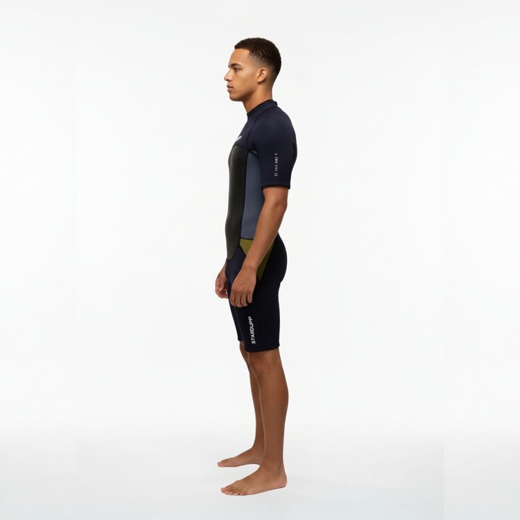 Stardupp Stardupp B-Zip Flex Shorty 3/2mm Combinaison-Néoprène-Hommes