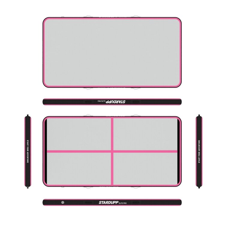 Stardupp Stardupp Elite Pro AirTrack Pink 3m 150cm 15cm