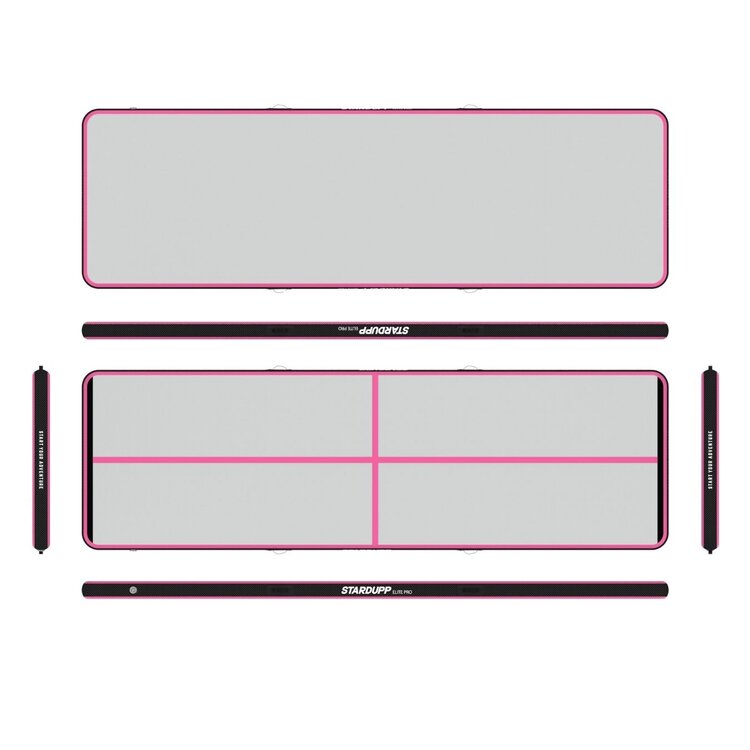 Stardupp Stardupp Elite Pro AirTrack Pink 5m 150cm 15cm