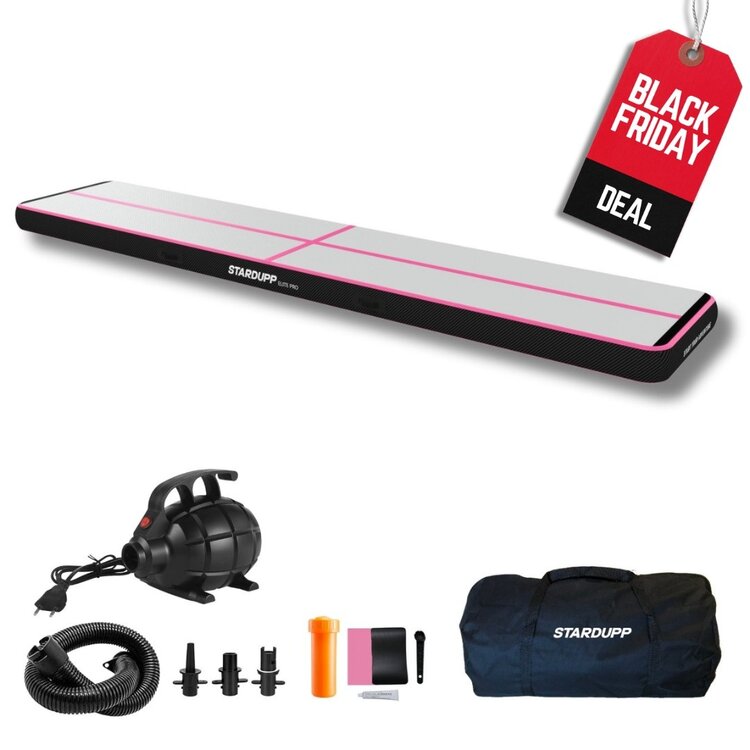 Stardupp Stardupp Elite Pro AirTrack Pink 5m 20cm