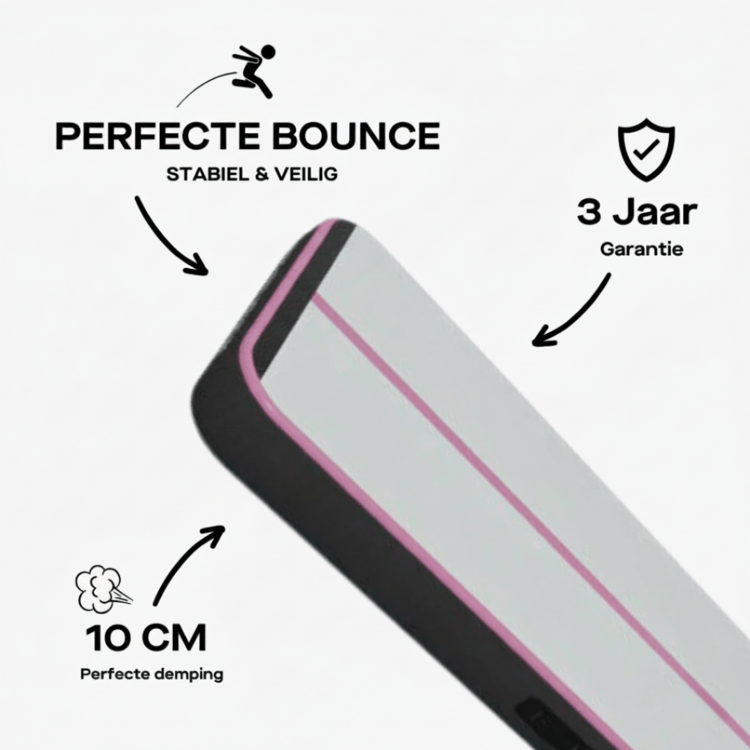 Stardupp Stardupp Flow AirTrack Pink 4m 10cm