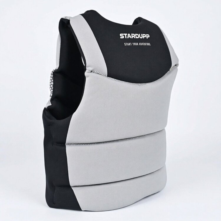 Stardupp IRON Neoprene Impact Vest Grey Stardupp Stardupp IRON Neoprene Impact Vest Grey