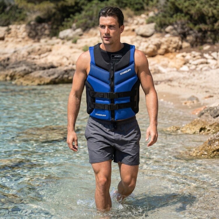 Stardupp IRON Neoprene Impact Vest Dark Blue Stardupp Stardupp IRON Neoprene Impact Vest Dark Blue